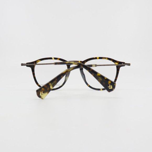 John Varvatos VJV421 47mm Olive Tortoise Oval New Men's Eyeglasses. - Picture 6 of 8